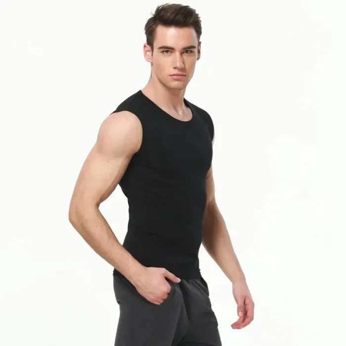 Cotton Sleeveless Vest - Image 2