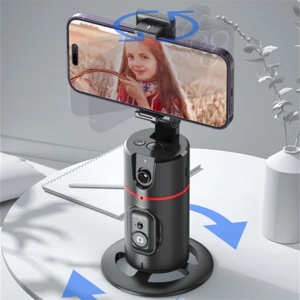2025 new gimbal stabilizer selfie stick foldable wireless tripod with bluetooth shutter monopod for iphone android smartphone