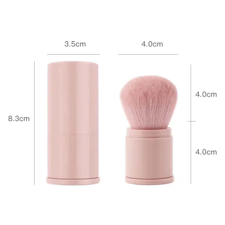 quality portable mini retractable blush brush soft loose powder foundation makeup brush multi functional nail beauty makeup tool